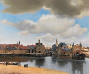 View of Delft *oil on canvas *96.5 x 115.7 cm *signed b.l.: IVM *1660 – 1661