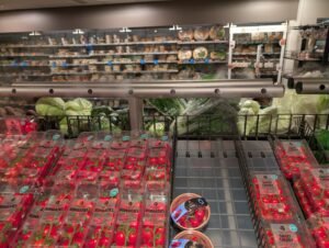 Fresh produce in an Albert Heijn supermarket